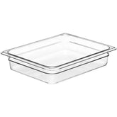 Olmecs Polycarbonate Clear 1/2 Half Size Food Pan-2 (32.5x26.5x6.5 Cms)